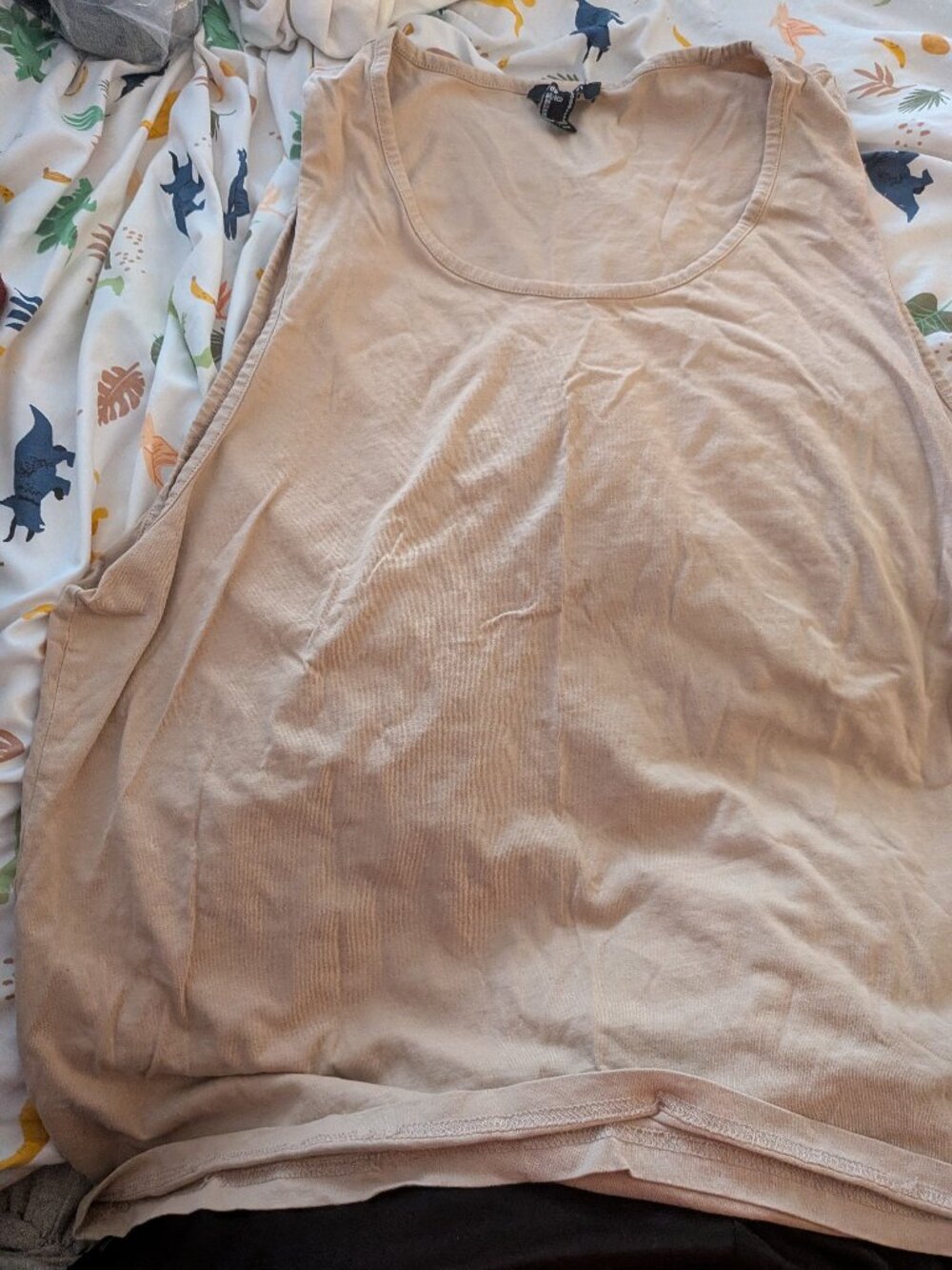 Men's Forever 21 L Tan Tank Top